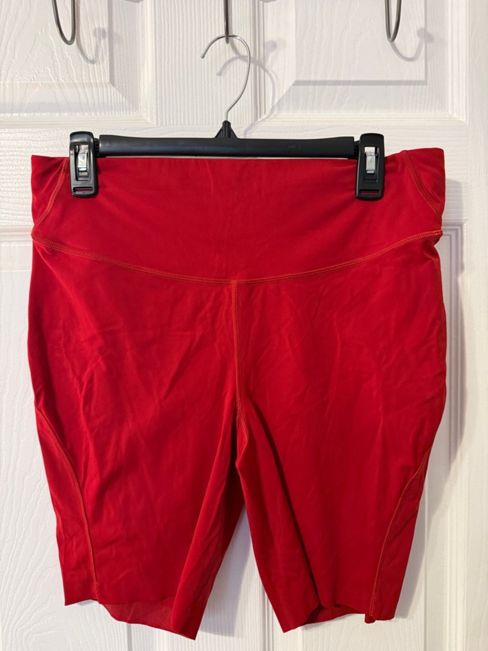 Lululemon Red Athletic Biker Shorts